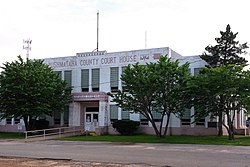 The Pushmataha County Courthouse in Antlers.