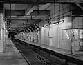 Red Line platform in 1980s looking east