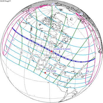 Солнечное затмение 21 августа 2017 года