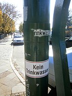 Über­strichenes (Kein) Trinkwasser