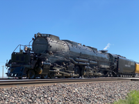 UP "Big Boy", an example of a simple Mallet. This type is generally regarded as the largest steam locomotive in the world.