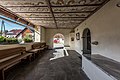 English: Porch with coffered ceiling Deutsch: Vorhalle mit Kassettendecke