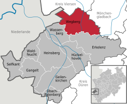 Wegberg – Mappa