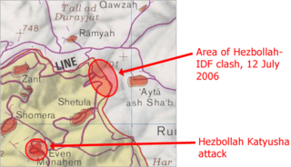 <span class="mw-page-title-main">2006 Hezbollah cross-border raid</span> Attack in the 2006 Lebanon War