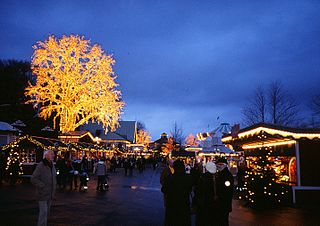 Liseberg Amusement park in Gothenburg, Sweden