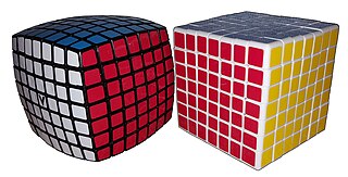 <span class="mw-page-title-main">V-Cube 7</span> Larger variant of the Rubiks cube