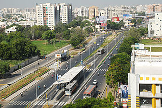 Ahmedabad Bus Rapid Transit System Bus rapid transit system in Ahmedabad