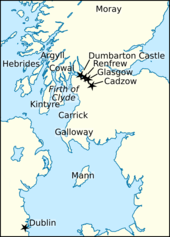 Map of Britain and Ireland