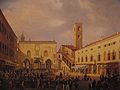 "Piazza grande in Bergamo Alta"