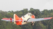 Fairey Gannet XT752/772-LM has been restored to flying condition Fairey Gannet Takeoff.jpg