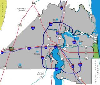 <span class="mw-page-title-main">Transportation in Jacksonville, Florida</span> Overview of transportation in Jacksonville, Florida