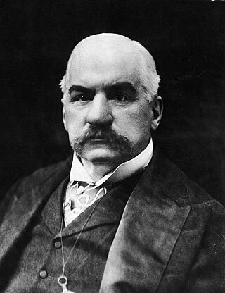 <span class="mw-page-title-main">J. P. Morgan</span> American financier, banker, and art collector (1837–1913)