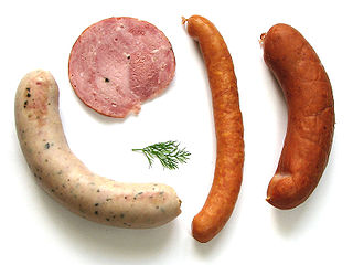 <span class="mw-page-title-main">Sausage</span> Meat product