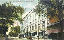 Malden Auditorium in 1909 Malden Auditorium, Malden, MA.jpg