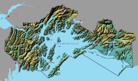 Mapa topográfico del bosque