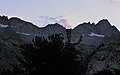 Mount Jepson centered, and Mt. Sill (right)