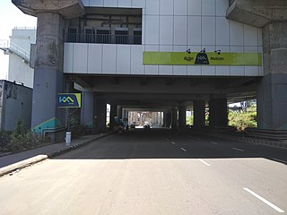 <span class="mw-page-title-main">Muttom metro station</span> Metro station in Kochi, India