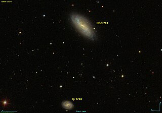 <span class="mw-page-title-main">NGC 701</span> Galaxy in the constellation Cetus