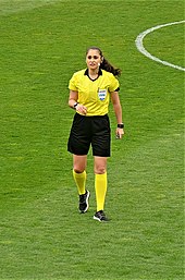 Neslihan Muratdagi officating the friendly match Turkey women's vs Estonia at TFF Riva Facility on 7 April 2018 NeslihanMuratdagi (16).jpg