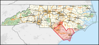 <span class="mw-page-title-main">North Carolina's 7th congressional district</span> U.S. House district for North Carolina