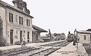 Vue ancienne de la gare .