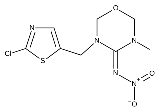 <span class="mw-page-title-main">Thiamethoxam</span> Chemical compound