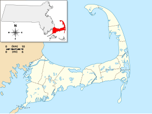 Location map/data/USA Mass Cape Cod/docの位置（コッド岬内）