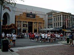 Entrée de Revenge of the Mummy, à Universal Studios Florida