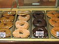 Variety of doughnuts