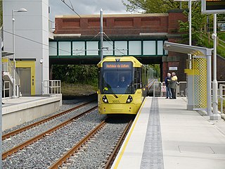 <span class="mw-page-title-main">Withington tram stop</span> Manchester Metrolink tram stop