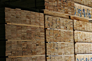 <span class="mw-page-title-main">Lumber</span> Wood that has been processed into beams and planks