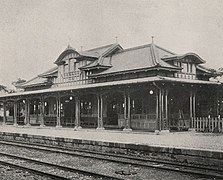 日本統治時代の駅舎（1905年）