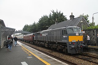 <span class="mw-page-title-main">Castlerea railway station</span> Railway station in Castlerea, Ireland