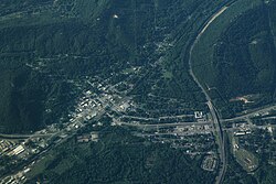 Aerial view of Attalla