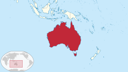 Federazione dell'Australia - Localizzazione