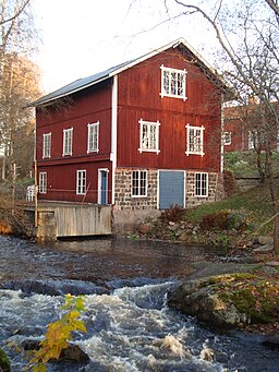 Davidshyttans gamla kvarn vid Lustån.