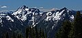 Del Campo and Morning Star Peak seen from Mt. Dickerman