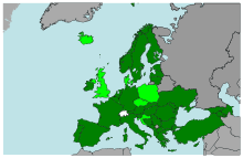 European Social Charter member states.svg