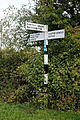 Fingerpost in High Laver parish