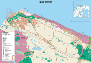 Hanstholm Town in Region Nordjylland, Denmark