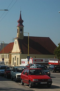 A Lutheran church in Holíč