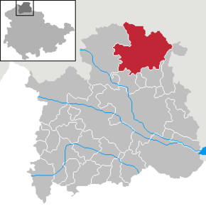 Poziția Ilfeld pe harta districtului Nordhausen