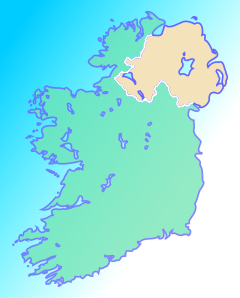 Localização de Naas na Irlanda