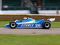 The 1979 Ligier JS11 being demonstrated at the 2008 Goodwood Festival of Speed.