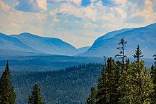 Utsikt över Lunndörren, taget från Ottfjället i Åre kommun. Foto: Andreaze (CC BY-SA 4.0)