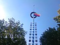 Maibaum with German flag for European football championship final 2006