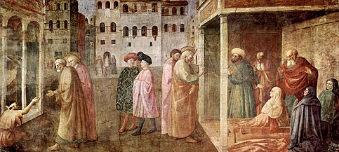 Masolino, the Brancacci Chapel. 1424-1427.