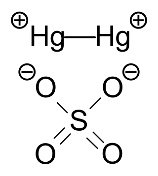 <span class="mw-page-title-main">Mercury(I) sulfate</span> Chemical compound