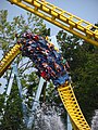 Stengel dive na kolejce Skyrush, Hersheypark, USA