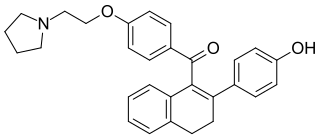 <span class="mw-page-title-main">Trioxifene</span> Chemical compound